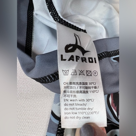 LAFROI Burst mens short sleeve wolf graphic base layer performance shirt Sz XXL - Picture 7 of 8